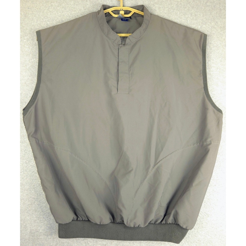 Sunderland of Scotland Mens‎ Gray Golf Vest Microfiber Vented Back XXL 4015 USA